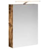 vidaXL Vannitoa peeglikapp Suitsetatud tamm 50 x 14,5 x 70 cm