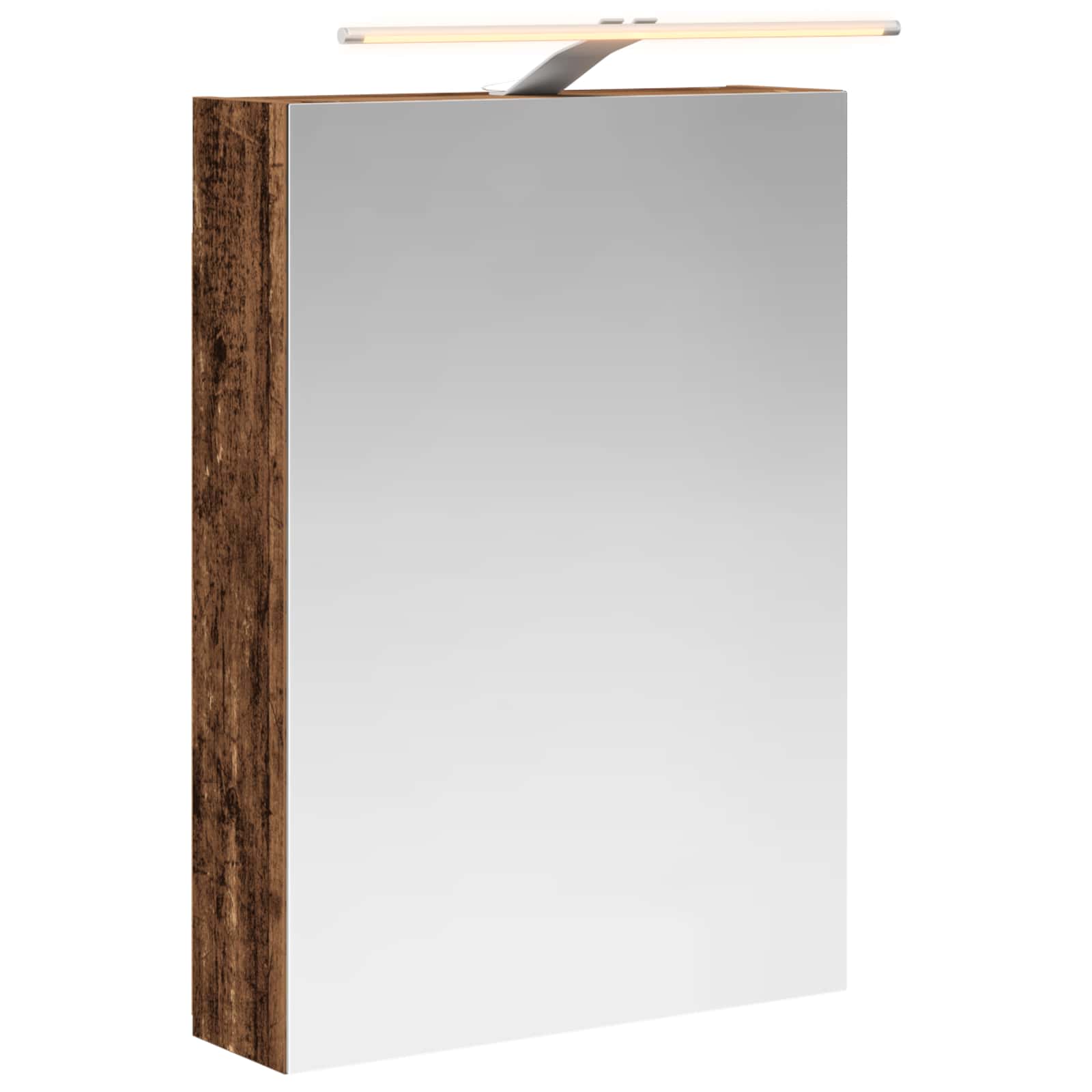 Koupelnová zrcadlová skříň Staré dřevo 50 x 14,5 x 70 cm - obrázek 2
