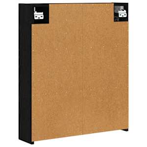 Koupelnová zrcadlová skříň s policí Černý dub 60 x 14,5 x 70 cm - obrázek 8
