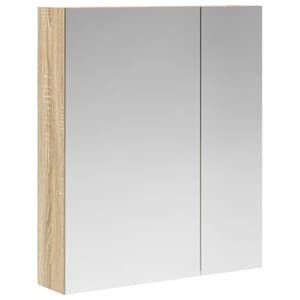 vidaXL Vannitoa peeglikapp Sonoma tamm 60 x 14,5 x 70 cm Tehispuit