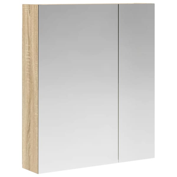 vidaXL Vannitoa peeglikapp Sonoma tamm 60 x 14,5 x 70 cm Tehispuit