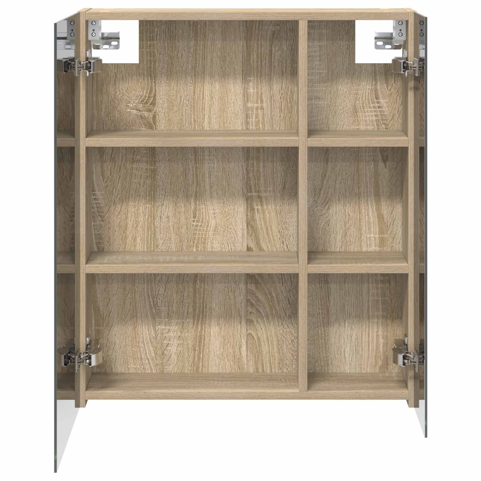 Koupelnová zrcadlová skříň Sonoma dub 60 x 14,5 x 70 cm - obrázek 6