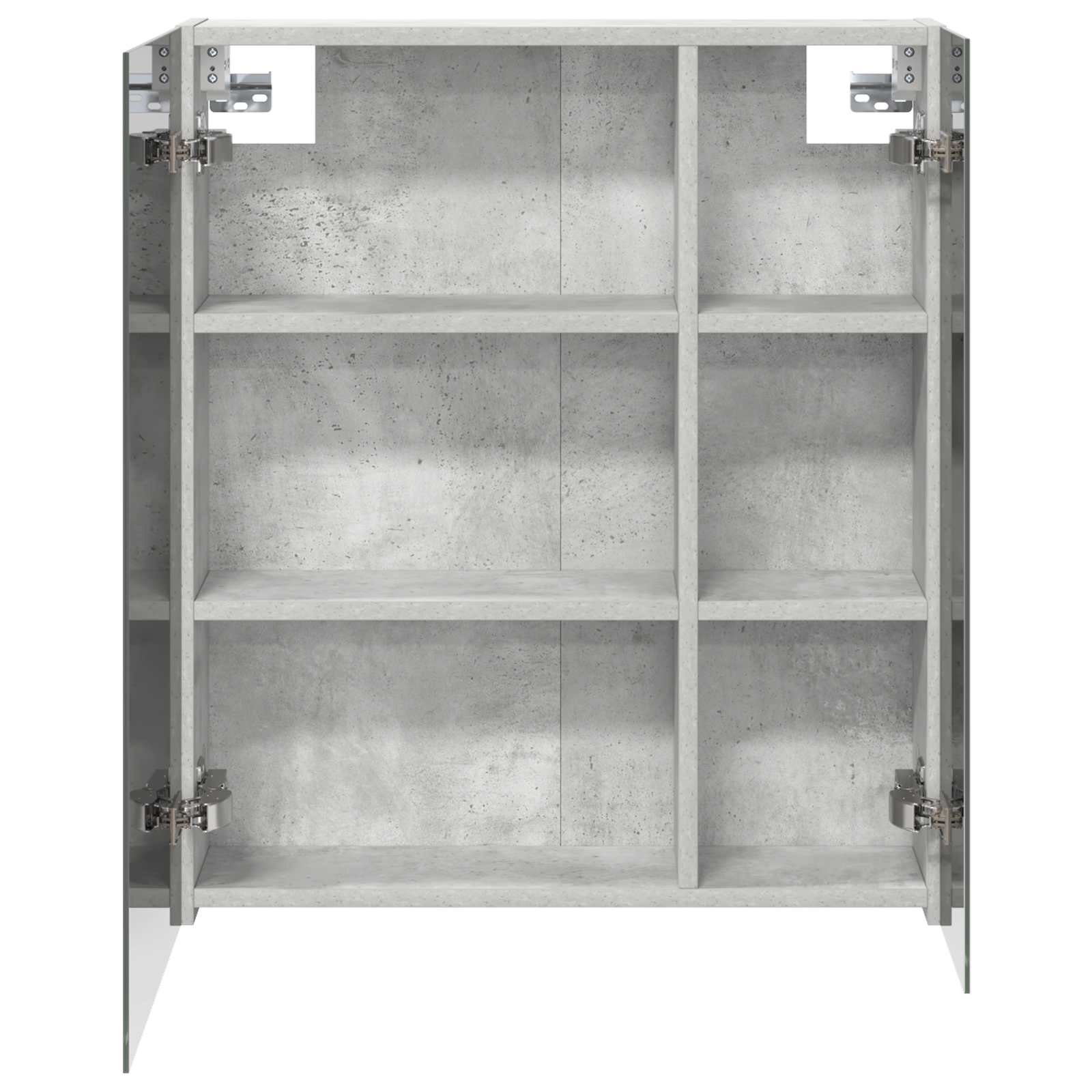 Koupelnová zrcadlová skříň Betonově šedá 60 x 14,5 x 70 cm - obrázek 6