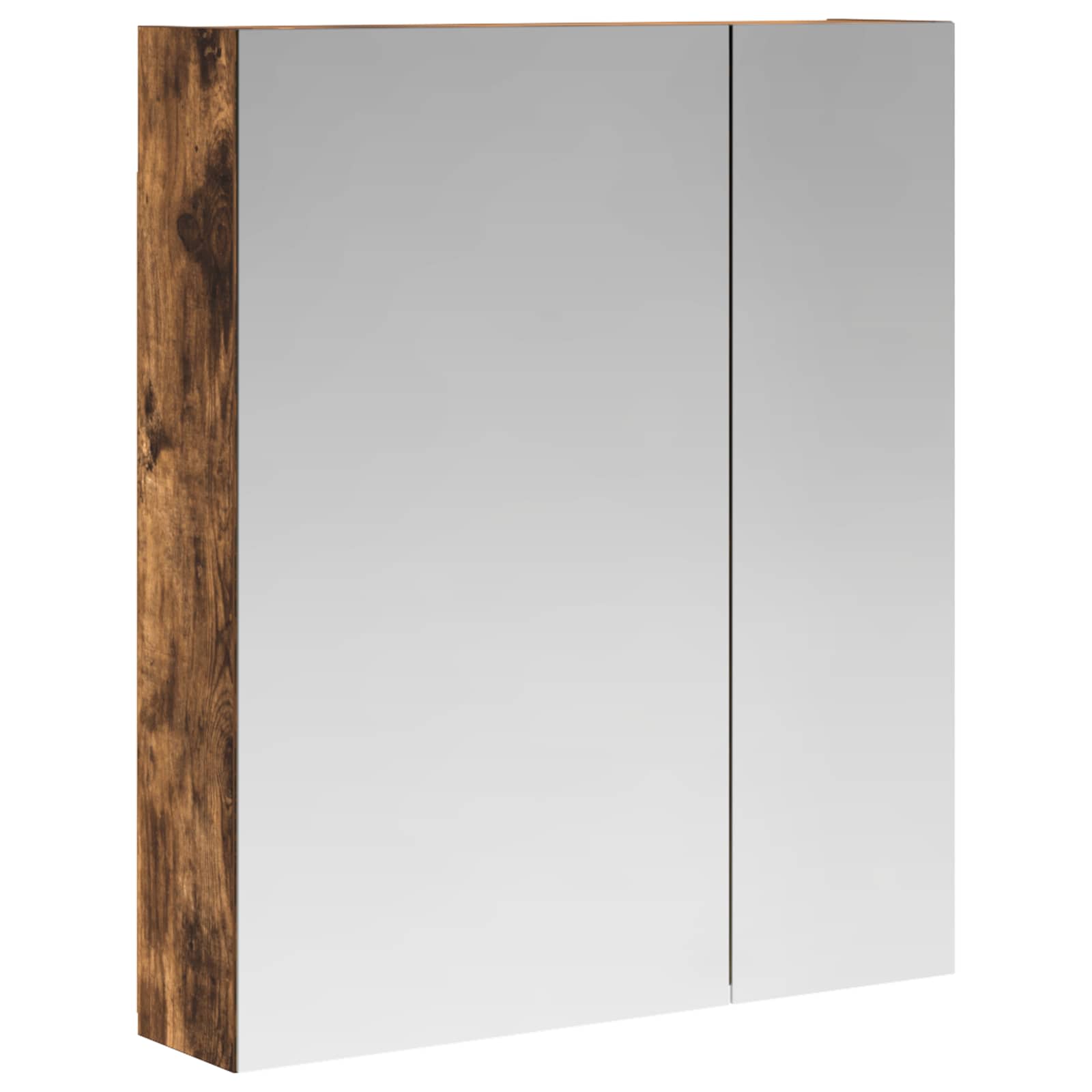 Koupelnová zrcadlová skříň Kouřový dub 60 x 14,5 x 70 cm - obrázek 2
