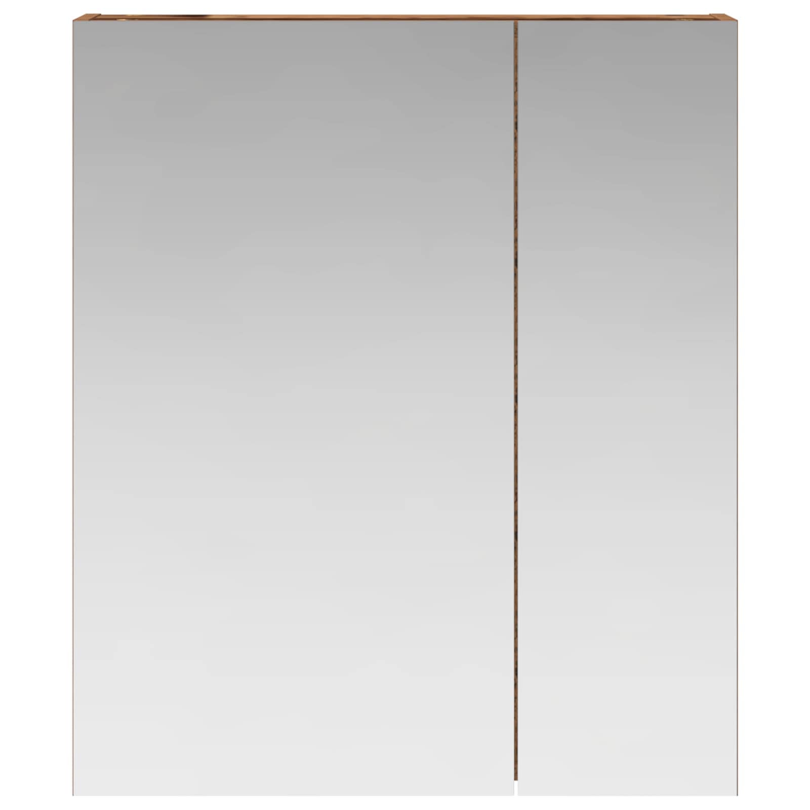 Koupelnová zrcadlová skříň Staré dřevo 60 x 14,5 x 70 cm - obrázek 5