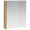 vidaXL Vannitoa peeglikapp Artisan tamm 60 x 14,5 x 70 cm Tehispuit