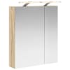 vidaXL Vannitoa peeglikapp Sonoma tamm 60 x 14,5 x 70 cm Tehispuit