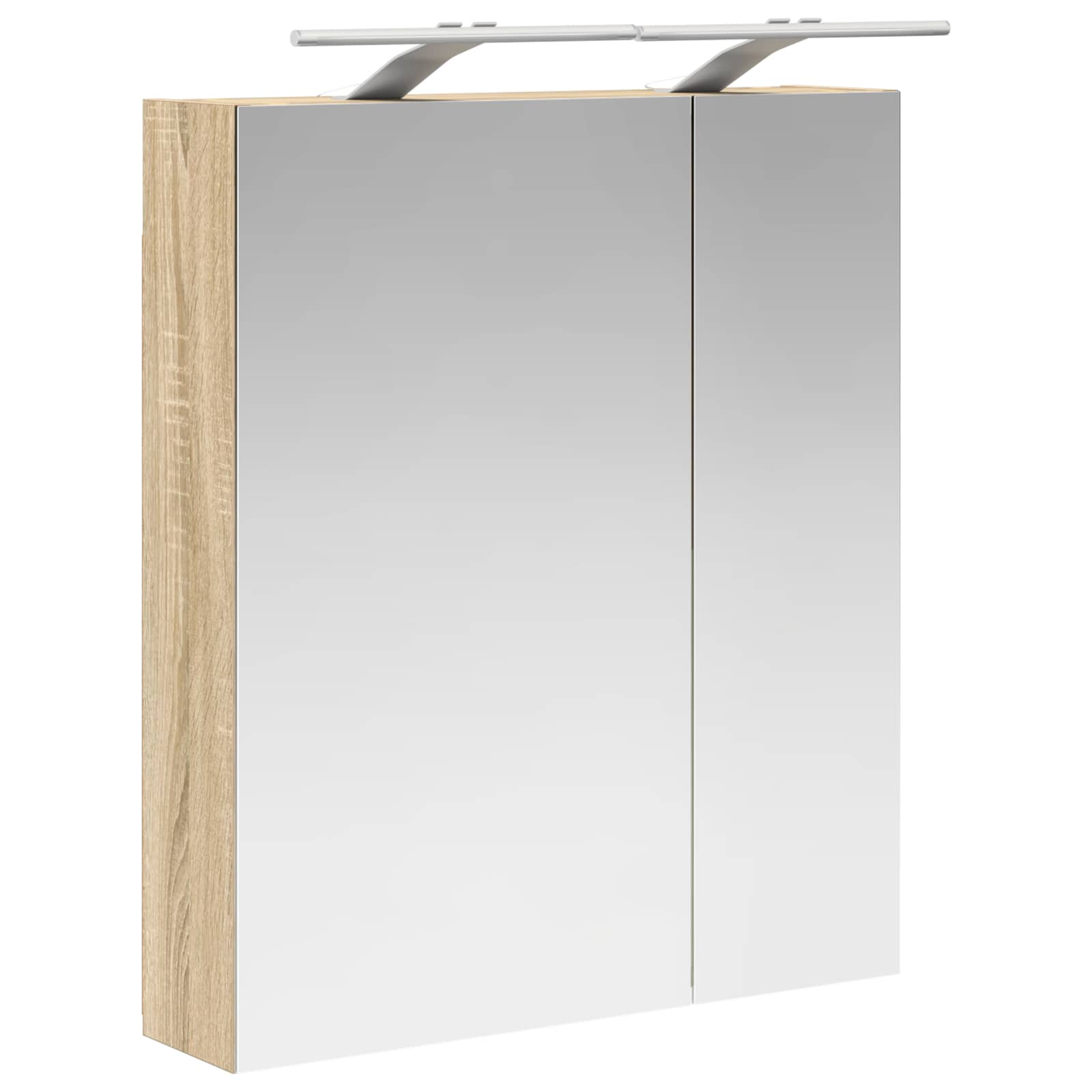Koupelnová zrcadlová skříň Sonoma dub 60 x 14,5 x 70 cm - obrázek 5