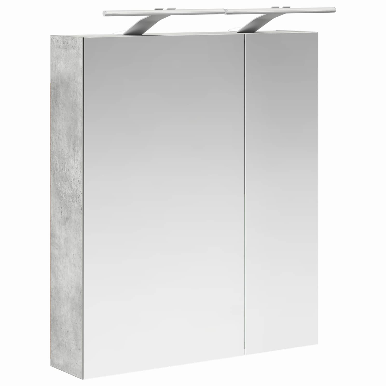 Koupelnová zrcadlová skříň Betonově šedá 60 x 14,5 x 70 cm - obrázek 5