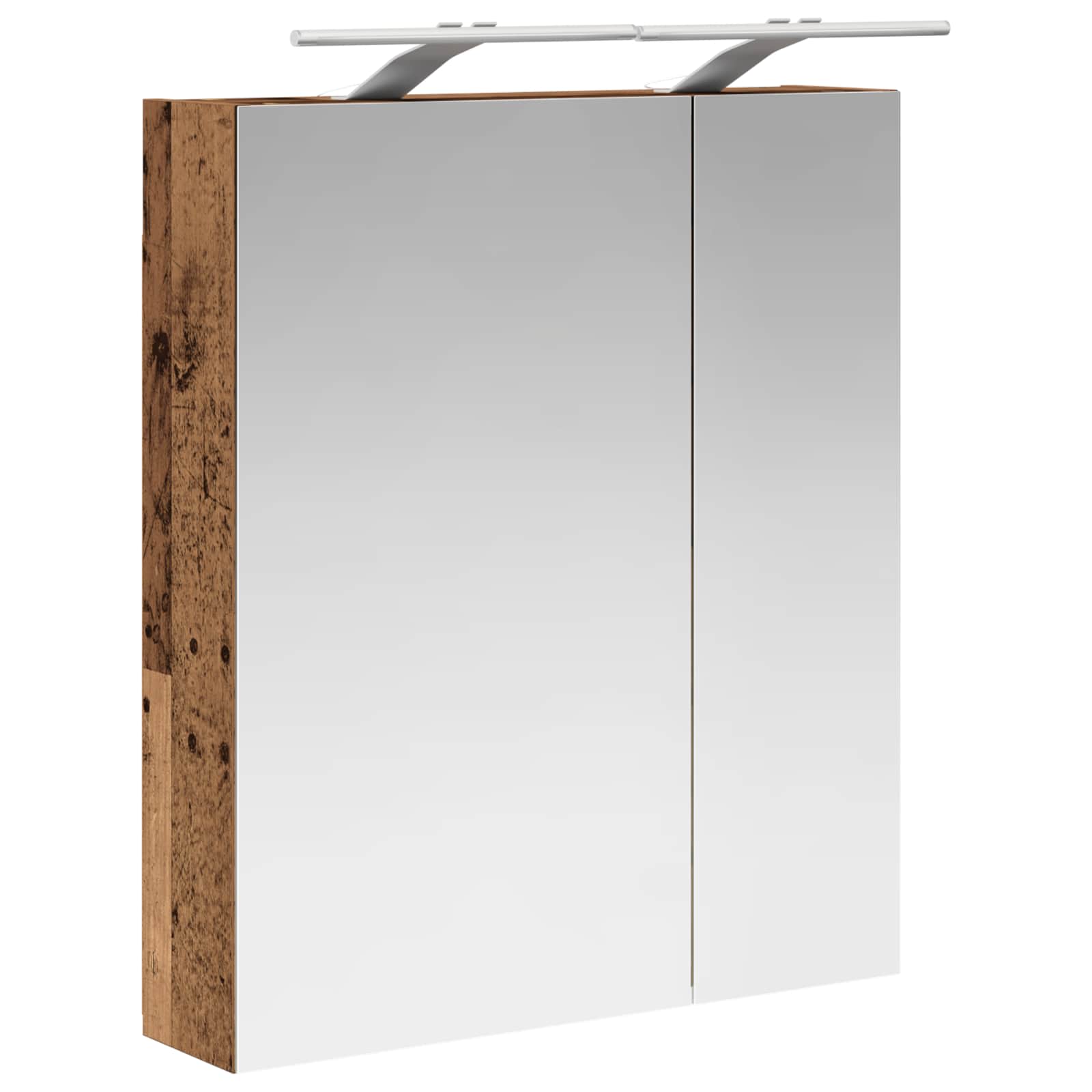 Koupelnová zrcadlová skříň Staré dřevo 60 x 14,5 x 70 cm - obrázek 5
