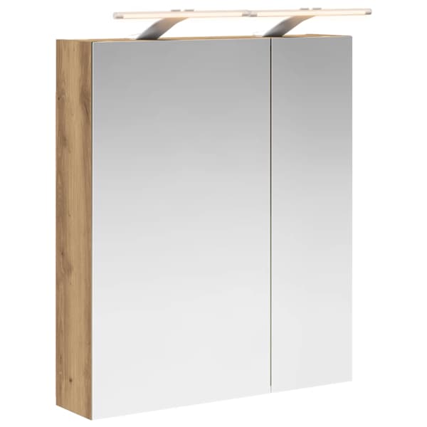 vidaXL Vannitoa peeglikapp Artisani tamme 60 x 14,5 x 70 cm Tehispuit