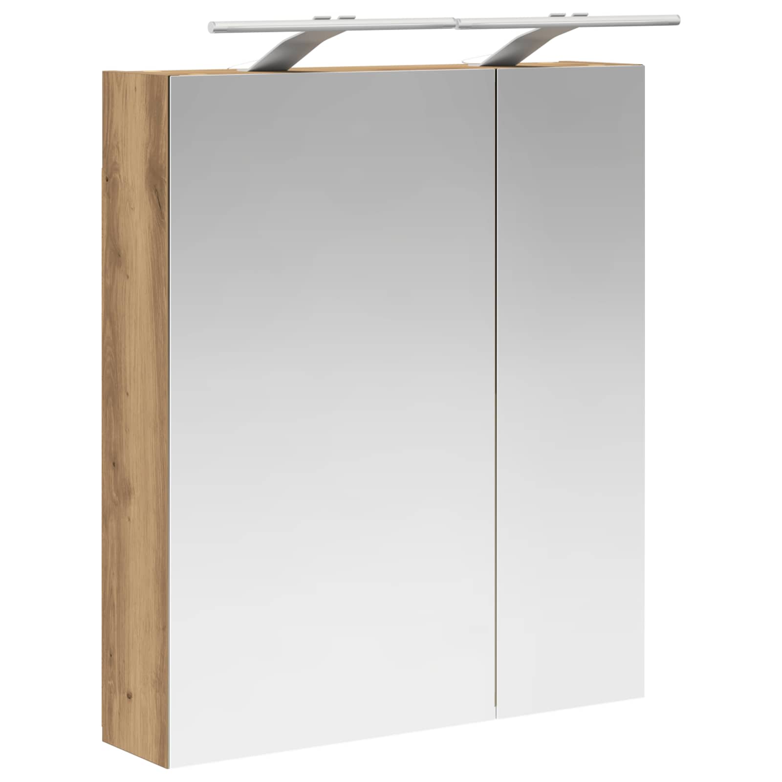 vidaXL Badezimmerspiegelschrank Kunsthandwerk Eiche 60 x 14,5 x 70 cm – Bild 5