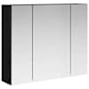 vidaXL Vannitoa peeglikapp Must tamm 60 x 14,5 x 50 cm Tehispuit