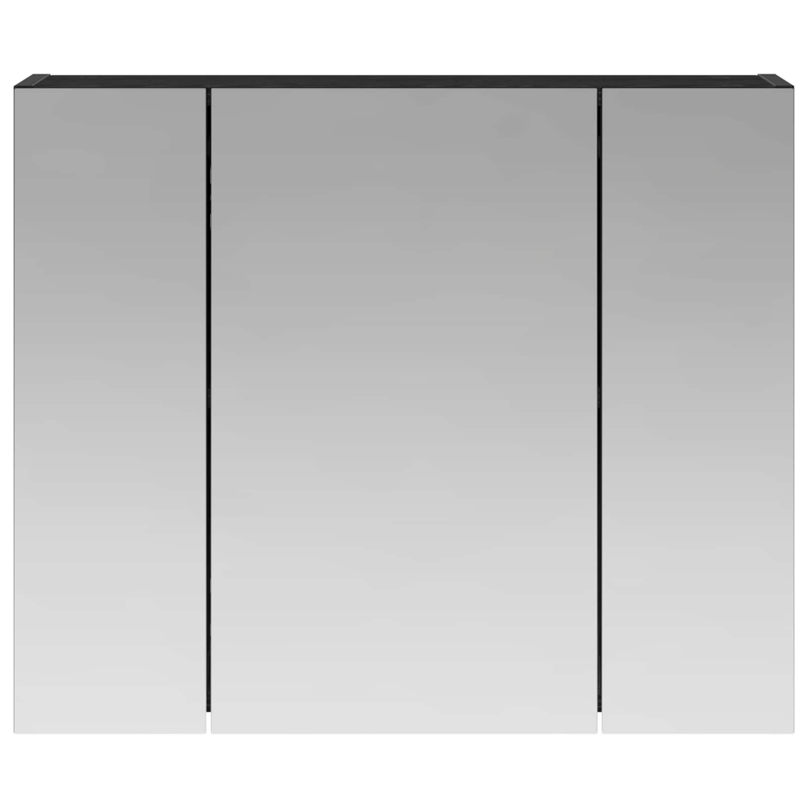 Koupelnová zrcadlová skříň Černý dub 60 x 14,5 x 50 cm - obrázek 5