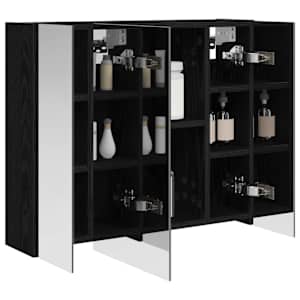 Koupelnová zrcadlová skříň Černý dub 60 x 14,5 x 50 cm - obrázek 3