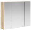 vidaXL Vannitoa peeglikapp Sonoma tamm 60 x 14,5 x 50 cm Tehispuit