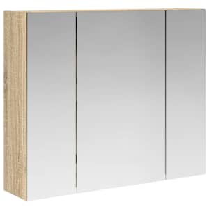 Koupelnová zrcadlová skříň Sonoma dub 60 x 14,5 x 50 cm - obrázek 2
