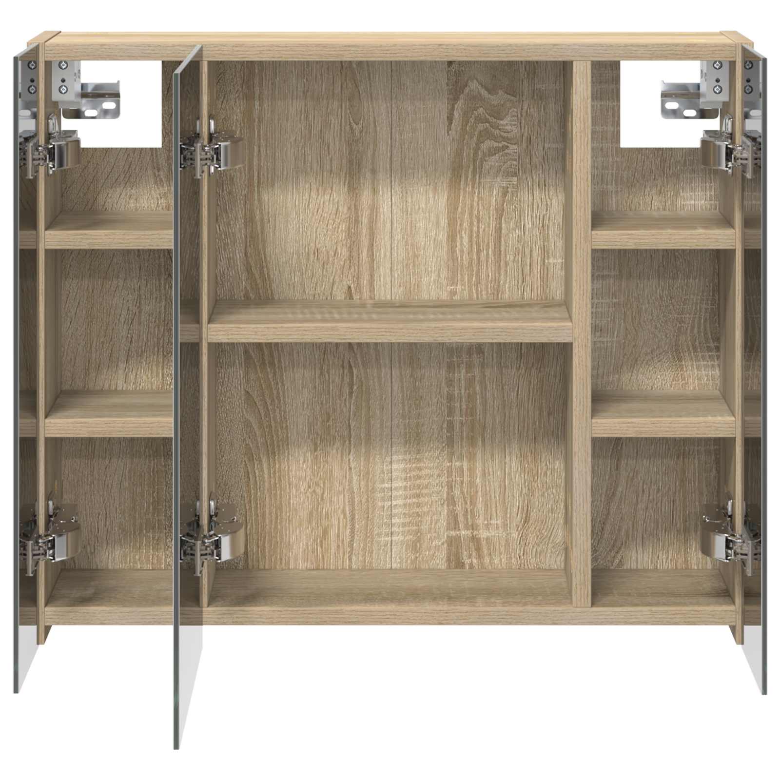 Koupelnová zrcadlová skříň Sonoma dub 60 x 14,5 x 50 cm - obrázek 6