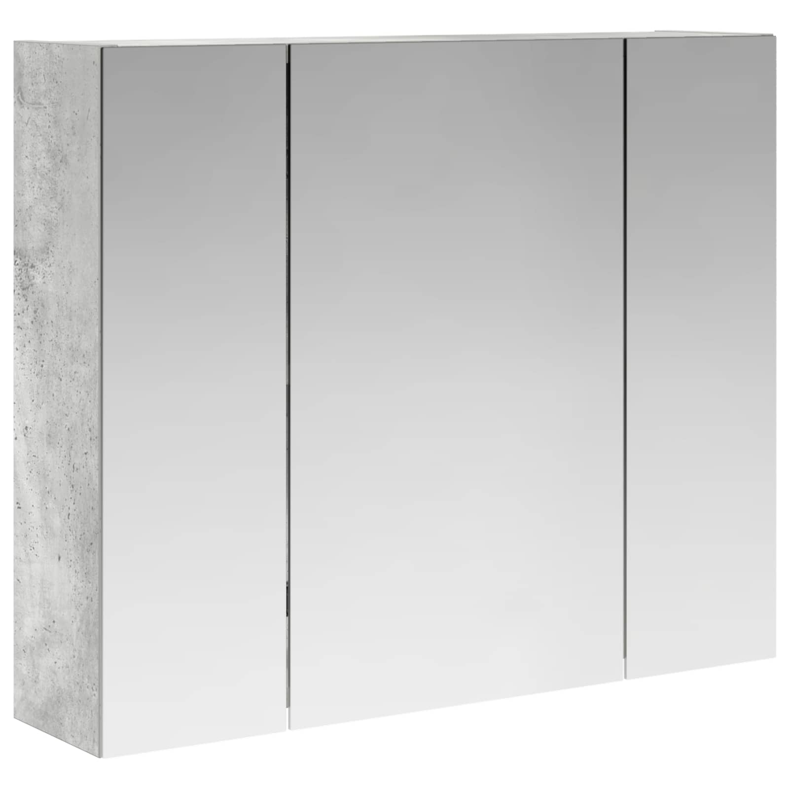 Koupelnová zrcadlová skříň Betonově šedá 60 x 14,5 x 50 cm - obrázek 2