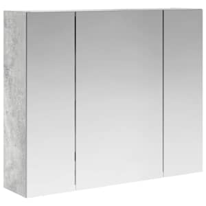 Koupelnová zrcadlová skříň Betonově šedá 60 x 14,5 x 50 cm - obrázek 2