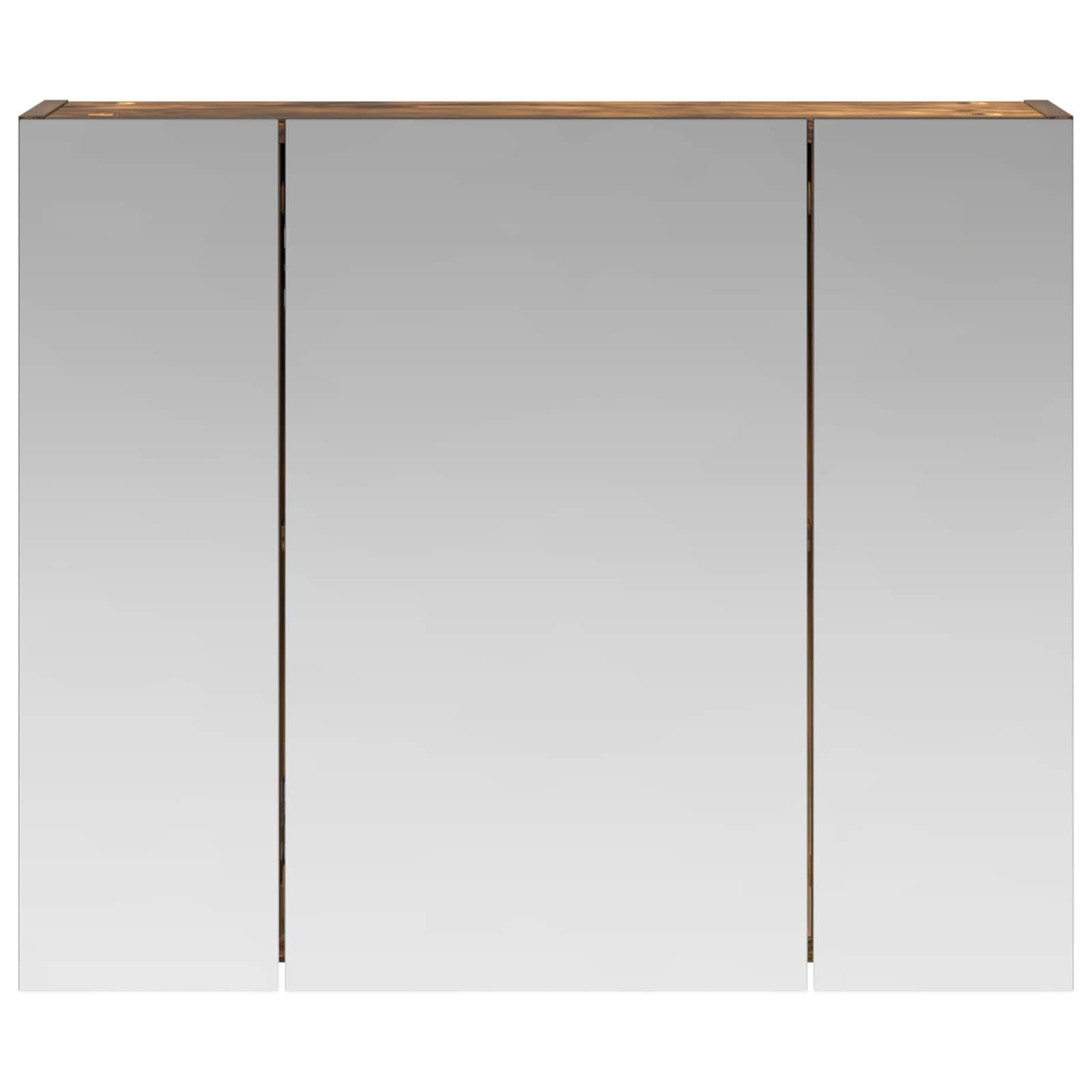 Koupelnová zrcadlová skříň Kouřový dub 60 x 14,5 x 50 cm - obrázek 5
