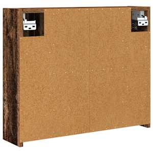 Koupelnová zrcadlová skříň Staré dřevo 60 x 14,5 x 50 cm - obrázek 8