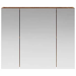 Koupelnová zrcadlová skříň Staré dřevo 60 x 14,5 x 50 cm - obrázek 5