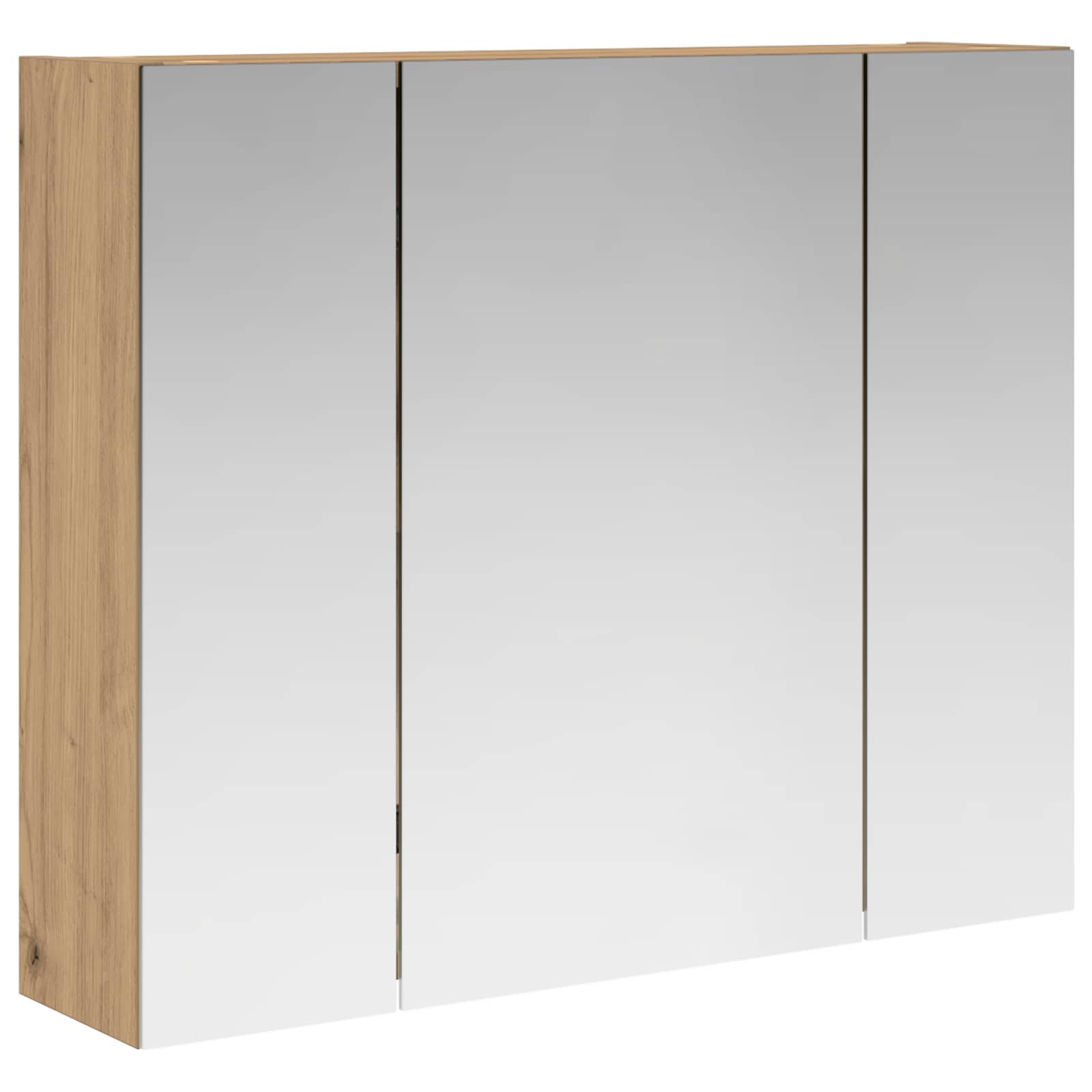 Koupelnová zrcadlová skříň Umělecký dub 60 x 14,5 x 50 cm - obrázek 2