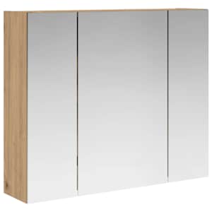 Koupelnová zrcadlová skříň Umělecký dub 60 x 14,5 x 50 cm - obrázek 2