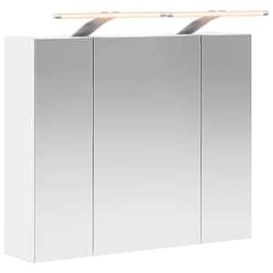 vidaXL Vannitoa peeglikapp Valge 60 x 14,5 x 50 cm Tehispuit