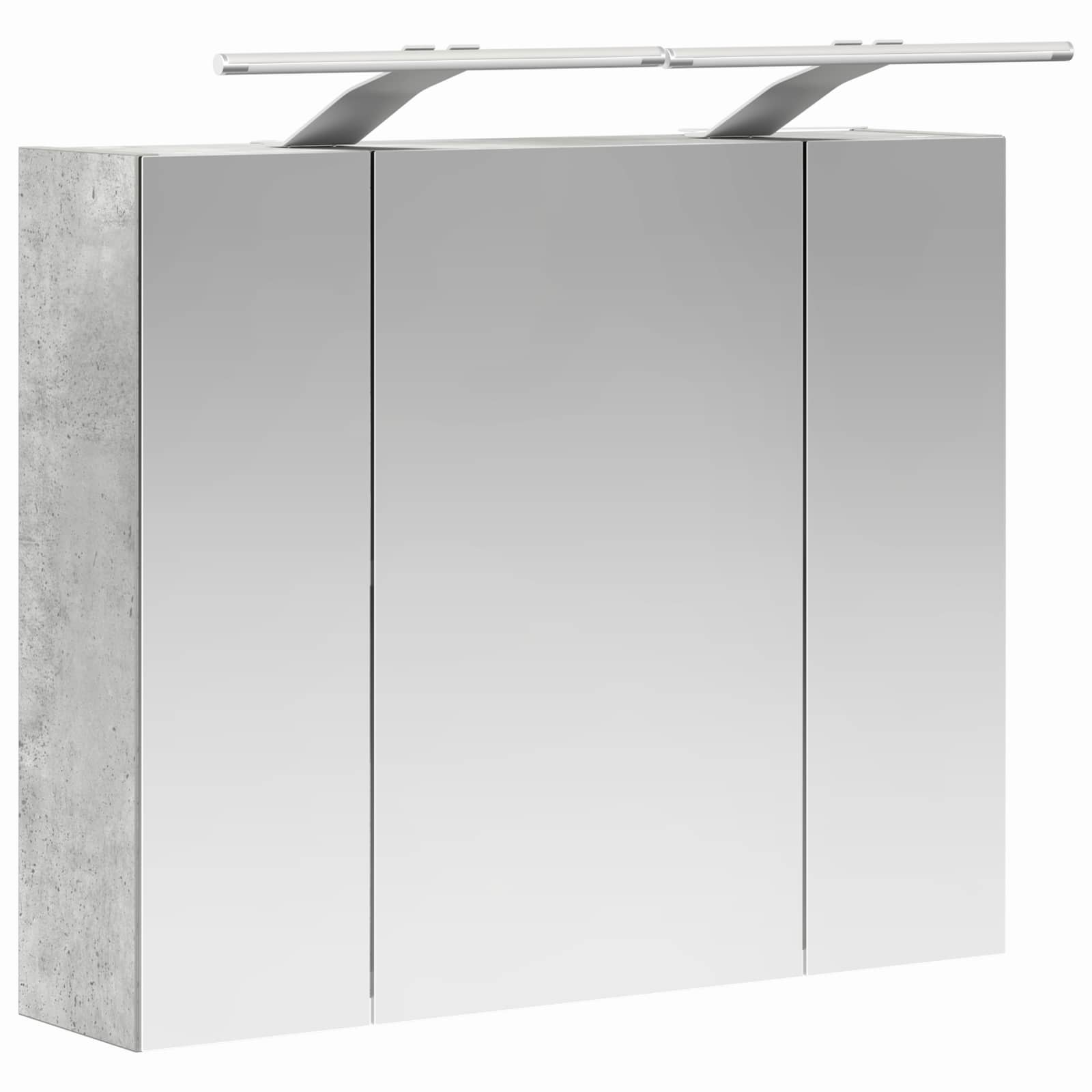 Koupelnová zrcadlová skříň Betonově šedá 60 x 14,5 x 50 cm - obrázek 5