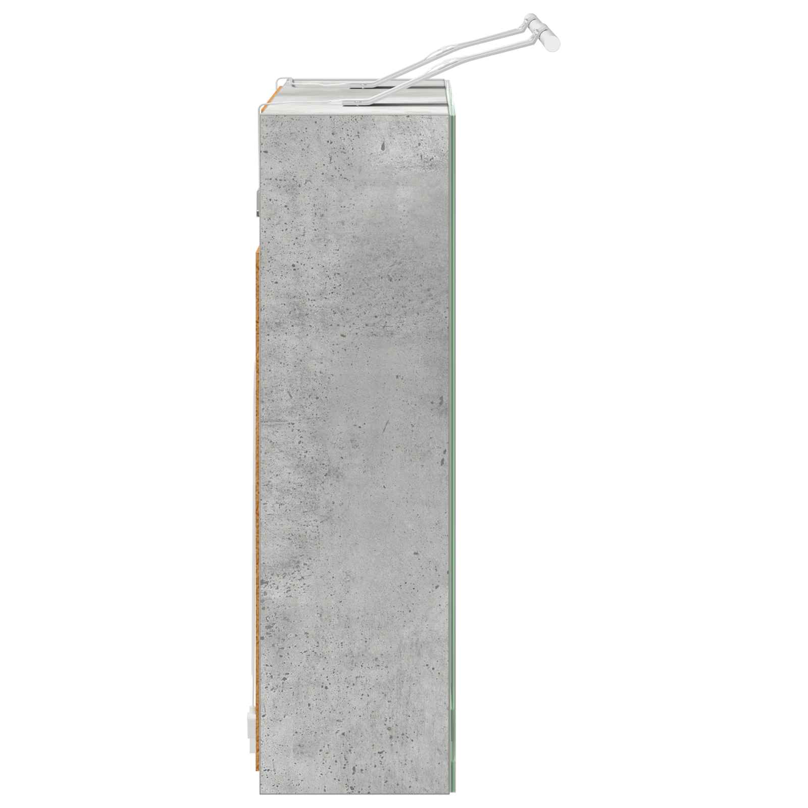 Koupelnová zrcadlová skříň Betonově šedá 60 x 14,5 x 50 cm - obrázek 8