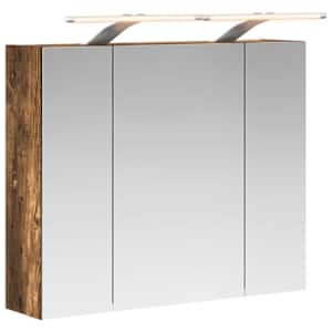 Koupelnová zrcadlová skříň Kouřový dub 60 x 14,5 x 50 cm - obrázek 2