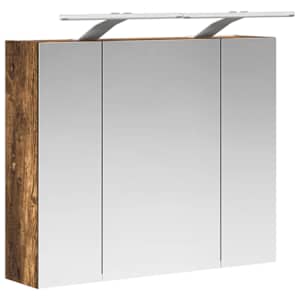 Koupelnová zrcadlová skříň Kouřový dub 60 x 14,5 x 50 cm - obrázek 5