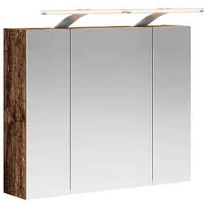 Koupelnová zrcadlová skříň Staré dřevo 60 x 14,5 x 50 cm - obrázek 2