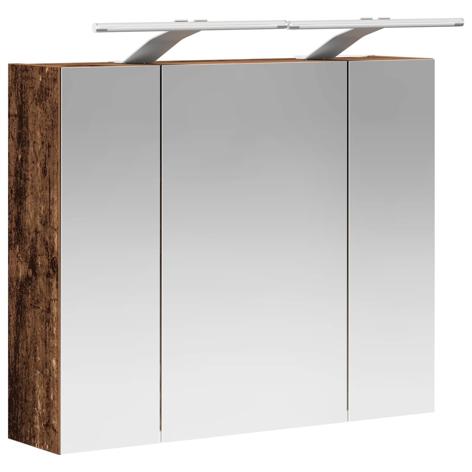 Koupelnová zrcadlová skříň Staré dřevo 60 x 14,5 x 50 cm - obrázek 5