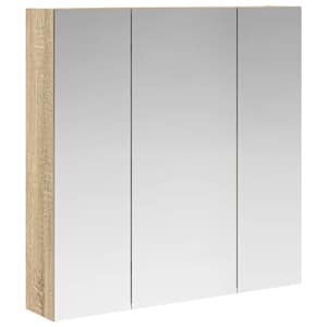 Koupelnová zrcadlová skříň Sonoma dub 70 x 14,5 x 70 cm - obrázek 2