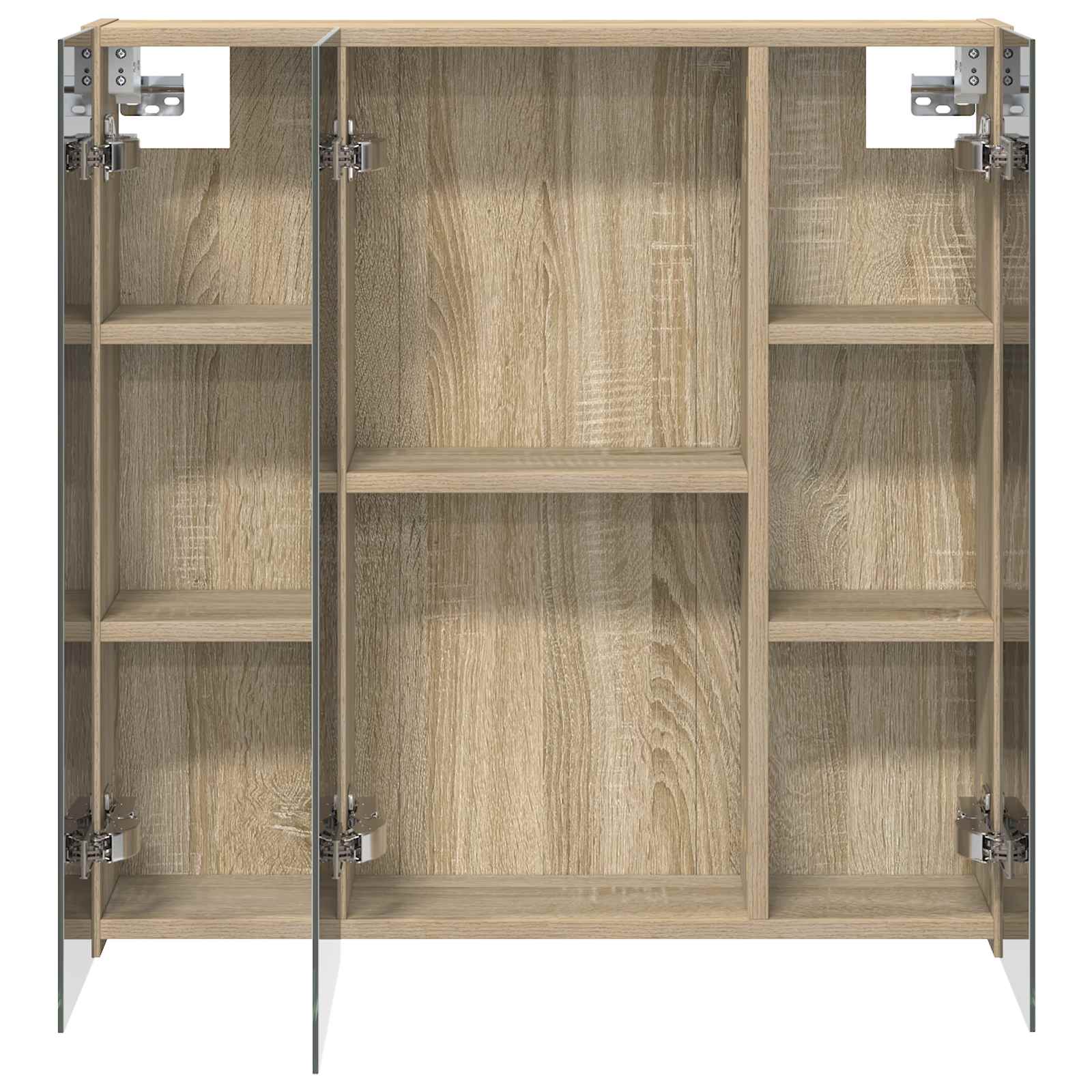 Koupelnová zrcadlová skříň Sonoma dub 70 x 14,5 x 70 cm - obrázek 6