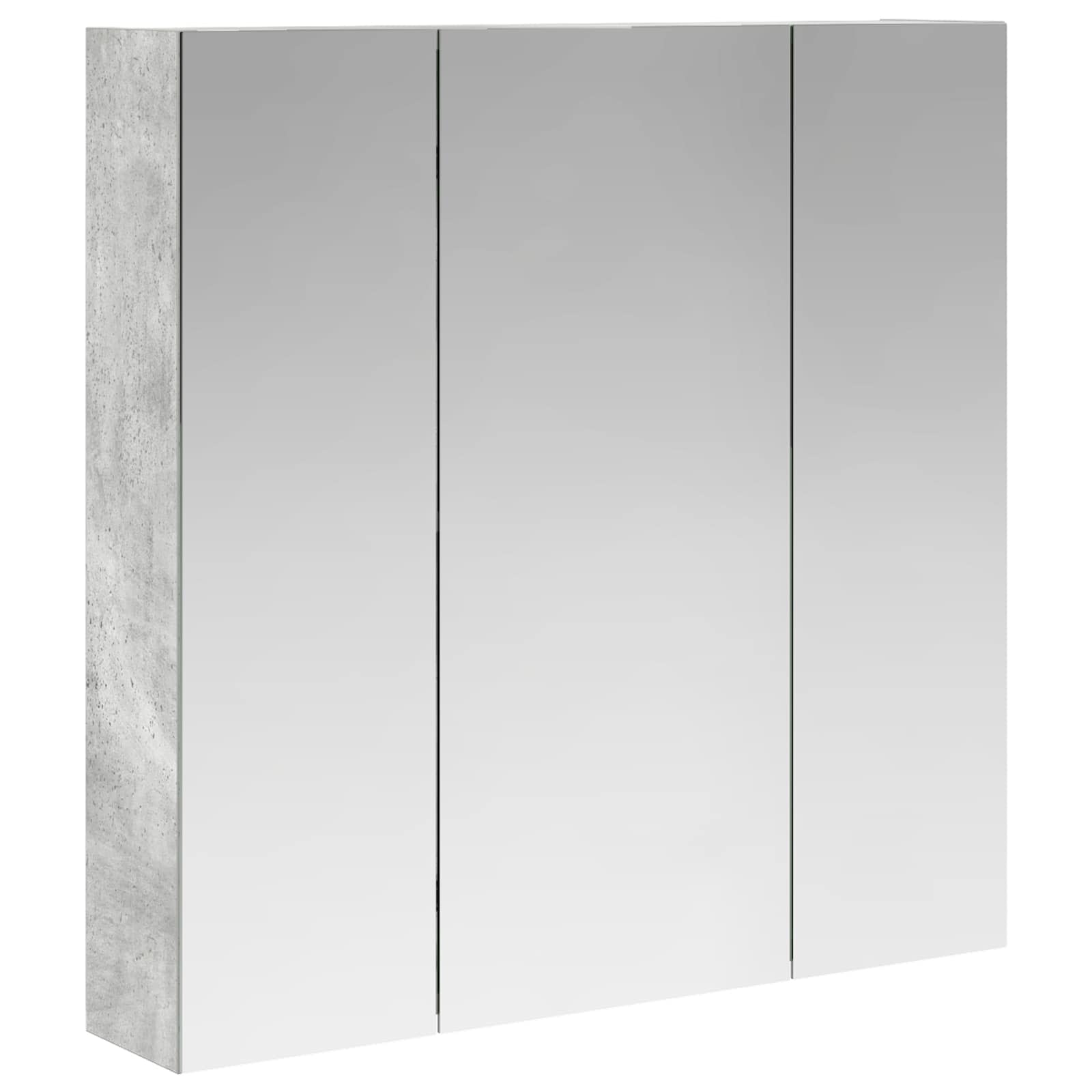 Koupelnová zrcadlová skříň Betonově šedá 70 x 14,5 x 70 cm - obrázek 2