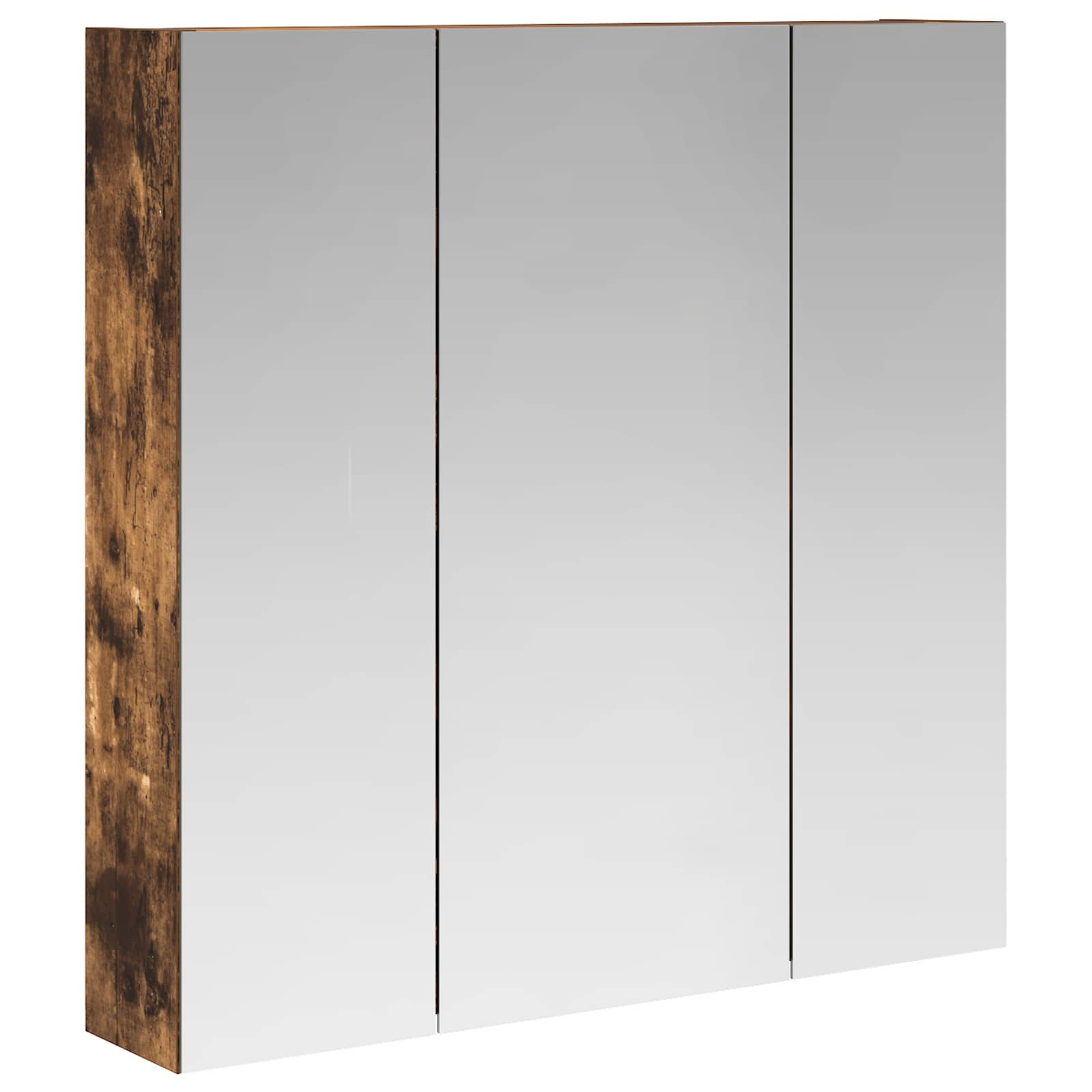 Koupelnová zrcadlová skříň Kouřový dub 70 x 14,5 x 70 cm - obrázek 2