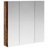 vidaXL Vannitoa peeglikapp Vana puit 70 x 14,5 x 70 cm Tehispuit