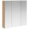 vidaXL Vannitoa peeglikapp Artisani tamme 70 x 14,5 x 70 cm Tehispuit