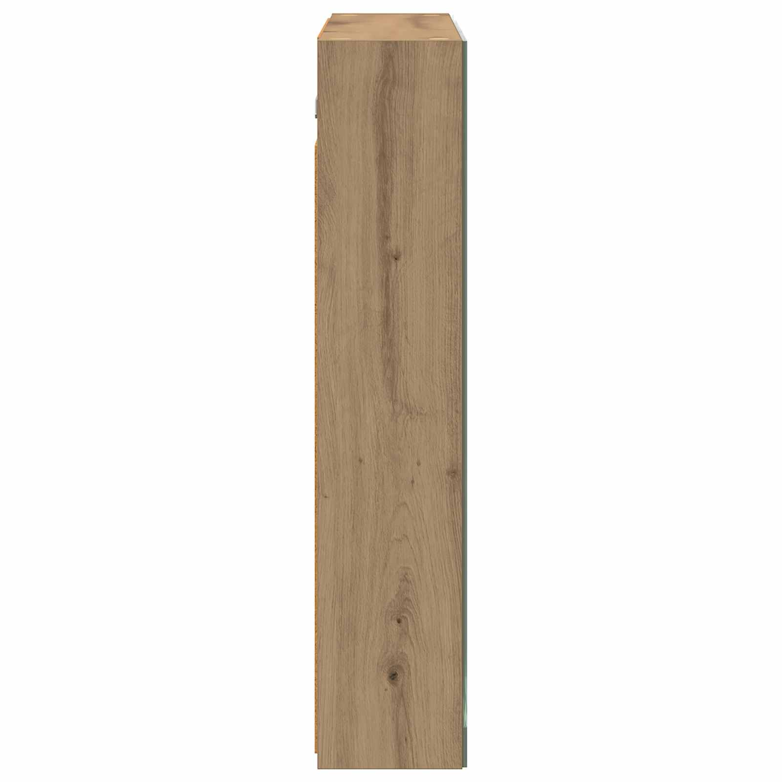 Koupelnová zrcadlová skříň Umělecký dub 70 x 14,5 x 70 cm - obrázek 7