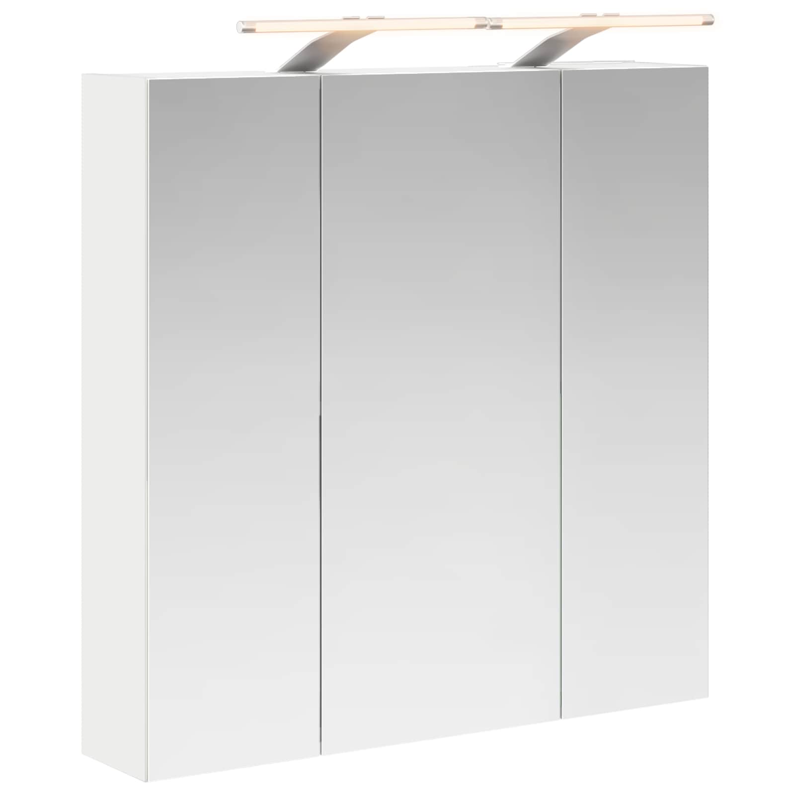 Koupelnová zrcadlová skříň Bílá 70 x 14,5 x 70 cm - obrázek 2