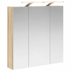 Koupelnová zrcadlová skříň Sonoma dub 70 x 14,5 x 70 cm - obrázek 2