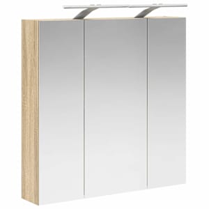 Koupelnová zrcadlová skříň Sonoma dub 70 x 14,5 x 70 cm - obrázek 5