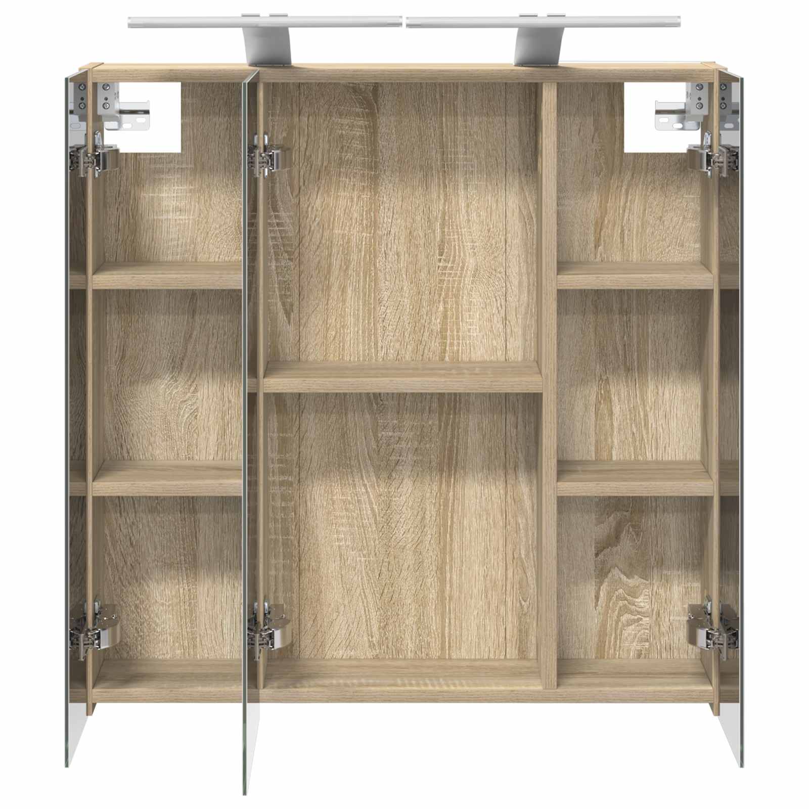 Koupelnová zrcadlová skříň Sonoma dub 70 x 14,5 x 70 cm - obrázek 7
