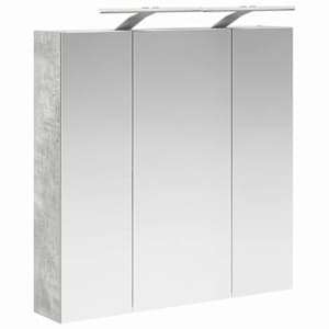 Koupelnová zrcadlová skříň Betonově šedá 70 x 14,5 x 70 cm - obrázek 5