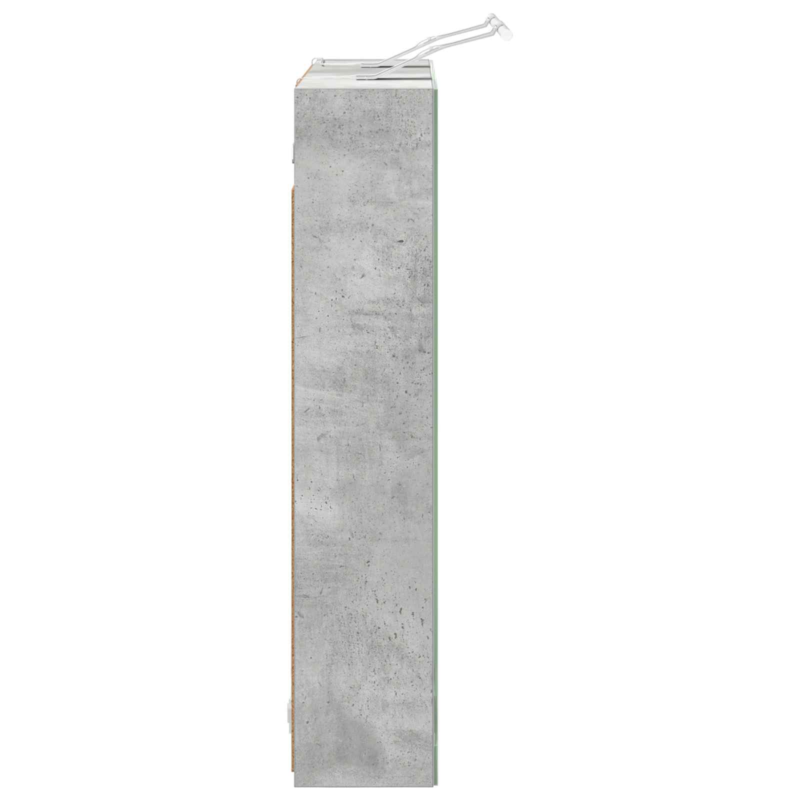 Koupelnová zrcadlová skříň Betonově šedá 70 x 14,5 x 70 cm - obrázek 8