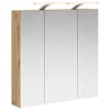 vidaXL Vannitoa peeglikapp Artisani tamme 70 x 14,5 x 70 cm Tehispuit